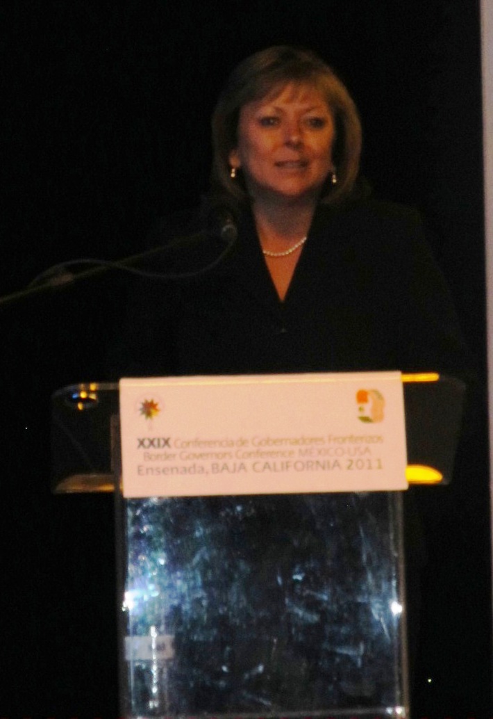 La Gobernadora Susana Martinez de Nuevo México da la bienvenida como Vicepresidenta de la Conferencia de Gobernadores