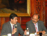 Gerónimo Gutiérrez le presenta al Gobernador el esquema competitivo del financiamiento del BDAN.
