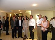 La Administradora General con los Secretarios de Comunicaciones y Obras Públicas y de Desarrollo Urbano y Ecología, Javier Garfias y Rafael Servando Portillo