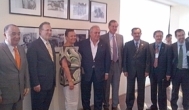 Secretarios Elvira y Jackson, el Embajador de EUA en México, el Gobernador Osuna, el titular de Profepa, Hernando Guerrero, Enrique Lendo y Efraín Nieblas