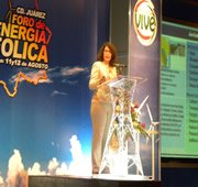 Causó gran interés la presentación de la Administradora General de la COCEF, Maria Elena Giner