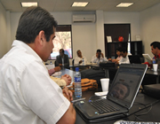 Gustavo Córdova de la Universidad de Arizona organizó y moderó el taller